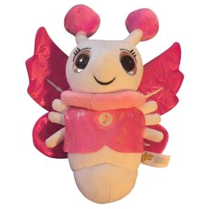 GLOWIES White And Pink Musical Butterfly Baby Stuffy
